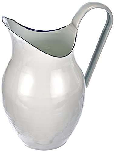 Ibili Pichet en acier émaillé, Blanc, 38 cm, 640