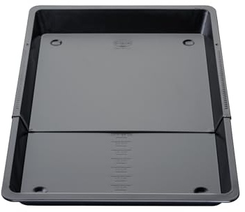 Dr. Oetker Classic Extendable Cooker Baking Tray 37-52 cm - Made of Sheet Steel, PFAS-Free Non-Stick Coating, Heat Resistance up to 230°C - Made in Germany