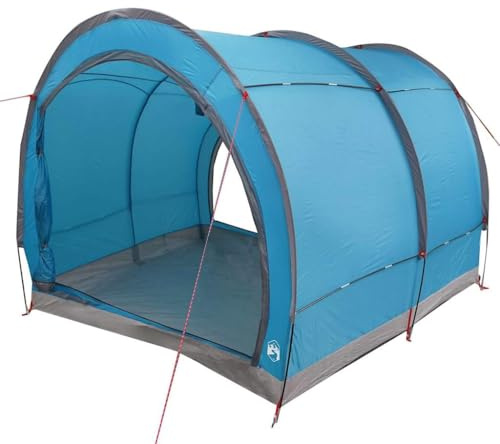 Mhdvray Fahrradgarage 256 x 222 x 182 cm aus TAFT, Fahrradzelt für den Garten, Outdoor Fahrradunterstand in Blau mit 2 Türen und praktischer Tragetasche für Fahrräder