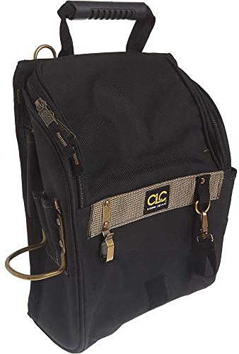 CLC Custom Leathercraft 1509 Zippered Professional Electricians Tool Pouch, 21 Pocket , Black