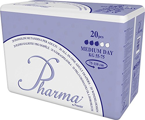 Pharma Slip Windeln mit Folie - Tag - Medium