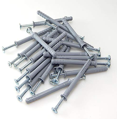 100 Stk. Schlagdübel Nageldübel Einschlagdübel M6 / M8 Senkkopf Nagelanker Dübel (8 x 100)
