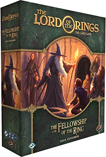 Fantasy Flight Games Fellowship of The Ring Saga Erweiterung: Herr der Ringe LCG Kartenspiel ab 13 Jahren, 1-4 Spieler, 30 Minuten Spielzeit, FFGMEC109, Schwarz