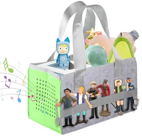 Bolsa para Toniebox, Tony Box Tonie Accesorios Caja de Almacenamiento Caja de Transporte con Asa Hogar Exterior Bolso para Toniebox Starter Set Audio Player y Toniebox Figura Toniebox Funda para Niños