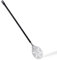 Herogo Pizzaschaufel, 7 Zoll Edelstahl perforiert Pizzaschieber, Metallzubehör Werkzeug mit abnehmbarem Griff, glatte Oberfläche & Backofen sicher, 7 inch