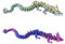 YOUZMY Lot de 2 Dragons imprimés en 3D, Jouet mystérieux en Forme d'œuf de Dragon, Figurines de Dragon Mobiles réalistes pour Surprise de Pâques, décoration de Bureau et décoration intérieure