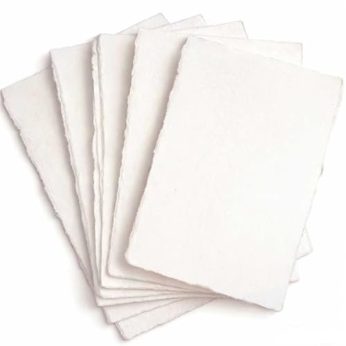 50 Blatt Aquarellpapier A6, weißes Malpapier, hochwertiges Aquarellpapier, Malpapier Watercolor, Postkarten Blanko für Wasserfarben | Watercolor Paper für Gemälde Einladungen DIY Briefe