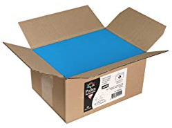 Clairefontaine 55555C - Karton mit 200 Umschläge Pollen, selbstklebend 11x22 cm 120g lose, Türkis