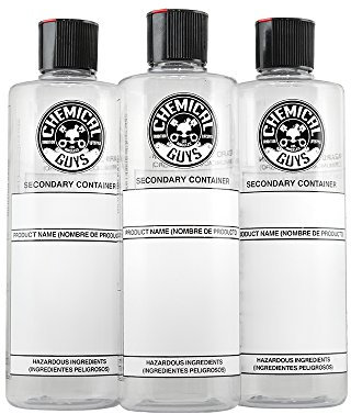 Chemical Guys ACC139 Secondary Container Dilution Bottle with Spout Cap, 16 oz, Set of 3