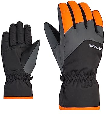 Ziener Kinder Lando Glove junior Ski-Handschuhe/Wintersport, new orange, 7,5