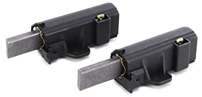 DEKAROX 2 x Motorkohlen 13x5x36mm linksdrehend mit Halter für AEG Electrolux 400602015/2 4006020152 für Whirlpool Bauknecht 481281719419 für SOLE Motor in Waschmaschine Waschtrockner