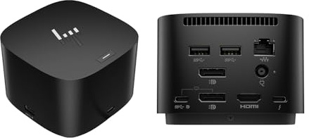 HP Thunderbolt 4 Dock 120W G4, 13-in-1 USB C Docking Station with Max 100W Charging, 4 Displays 4K Display, Ethernet Port, 6 USB Ports, HDMI, 2 Displayport for Laptop, MacOS, ChromeOS, PC