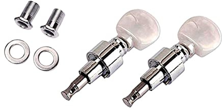 Banjo, set di 2 vortici accordatori per banjo, chiavi a corde, banjo, sintonizzatori meccanici, banjo, pezzi di ricambio