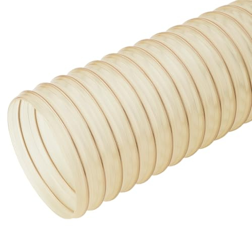 Fittingstore - Metro – Tubo a spirale in poliuretano a pressione leggera di aspirazione – Tubo di aspirazione per uso alimentare – DIN 26057 – 1 (standard, 200 mm (diametro interno)