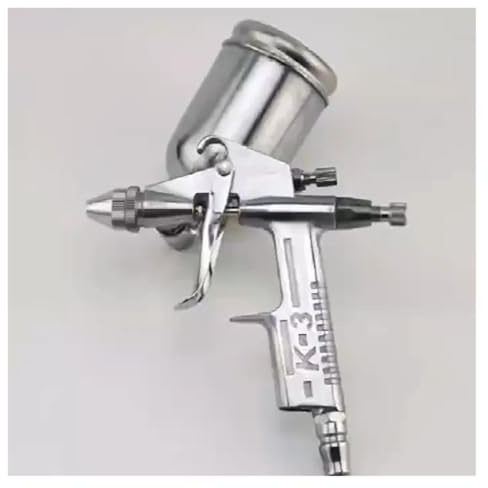 Pistola per Verniciare, Mini pistola a spruzzo da 125 ml - ugello da 0,5 mm, spruzzatore pneumatico, aerografo professionale for la riparazione della verniciatura dell'auto