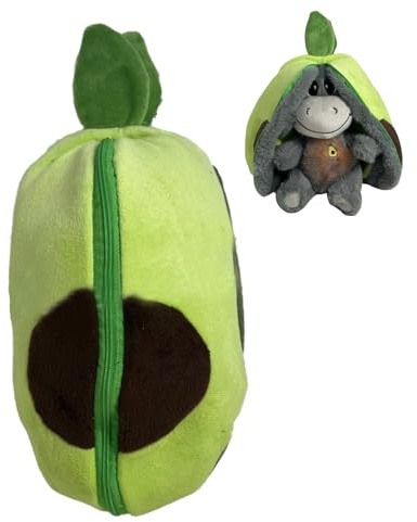 Dmuzsoih Relajación Respirando Animal, Muñeco De Peluche De Burro con Movimiento Y Sonido, Amigo para Dormir Respirando, Muñeco Respiras Juguete Anti-Estrés con Movimiento, Sonidos Y Luces