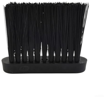 Repuesto de escoba de repuesto con mango de plástico y cabezal de cepillo de repuesto para herramientas de chimenea, diseñado para ayudar a limpiar y mantener las áreas del hogar (L)