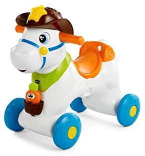 Chicco Baby Rodeo Cavallo a Dondolo, Gioco Interattivo Cavalcabile, da 1 Anno