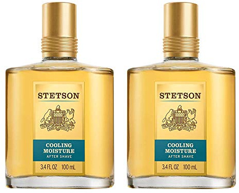 Stetson Cool Moisture Aftershave 3.4 Fluid Ounce, 2 Count