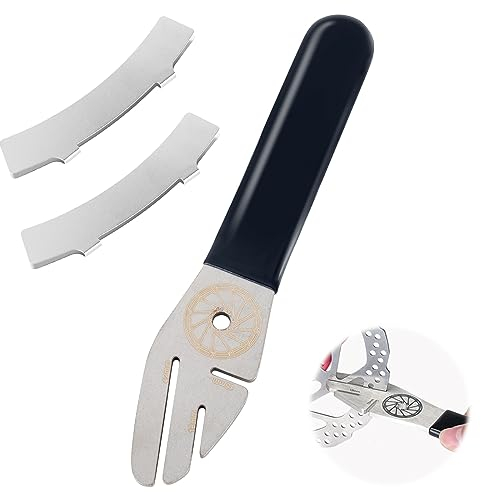 elthmpr 3 Stück Fahrrad Bremsscheiben Richtwerkzeug, Scheibenbremsen Einstellung, Richtwerkzeug Bremse für die Einstellung der Scheibenbremsbeläge von Rennrädern oder Mountainbikes