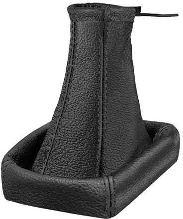 Schaltsack Schalthebelmanschette kompatibel mit Opel Astra G Bj. 1998-2009 Echtleder schwarz