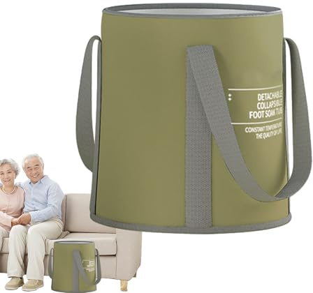 Foot Bad Secchiello – Spa – Vasca da bagno profonda | Forma rilassante per pedicobile | Terapia Splashbin Bowl, navetta massaggiante sul tallone, lavabi piedi con piedi, comoda ciotola per la vita