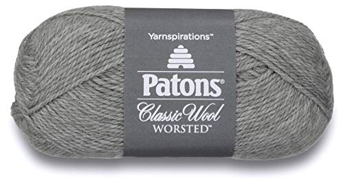 Patons Classic Wool, Grey Yarn, Gray Mix