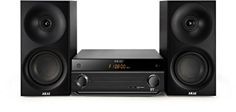 AKAI - AM -301K - Micro Chaine - Tuner FM Digital Stéréo - Bluetooth - MP3 - CD - 40 W Noir