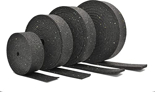 My Plast belastbare Bautenschutzmatte 5 000 x 80 x 10 mm, 1 pièce Tapis Rouleau de granulés de Caoutchouc résistant à l'eau pour la Construction de terrasses, Noir, 5.000 x 80 x 10 mm