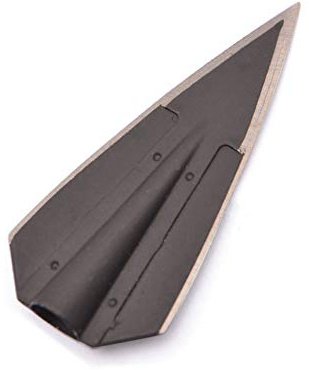 SHARROW 6pcs Punta di Freccia Punte da Caccia Broadhead 115 Grains 2 Lame Teste di Freccia per 8mm Frecce di Legno Frecce di Carbonio (6 Pezzi)