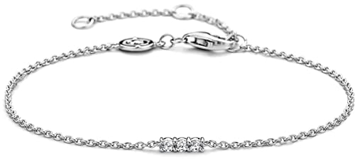 Ti Sento - Milano Damen-Armband 925er Silber 3 Zirkonia One Size 88379055