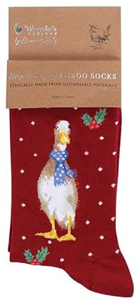 Wrendale Designs by Hannah Dale - Christmas Scarves - Womens Christmas Theme Socks - One Size