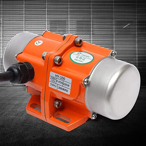 1 Phase 100W Vibrationsmotor Rüttelmotor Unwuchtmotor Asynchronous Vibrator Motor Staubdichter Mehrzweckmotor 3000 U/min