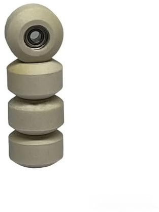 LEEFAI Pro Fingerboard Wheels 65d Rueda de rodamiento de cerámica - Rueda de Fngerboarding para exteriores e interiores - Tamaño 7.8 x 5.0 mm
