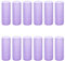LQIOACU Bigodino adesivo, Bigodini per Capelli Corti, Diametro: 1.5 cm, 12 Pezzi, Light purple
