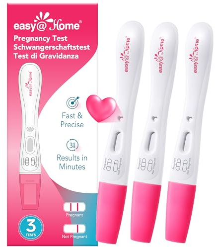 Test di gravidanza in stick Easy@Home (Confezione da 3) - Alta sensibilità 10 mIU/mL