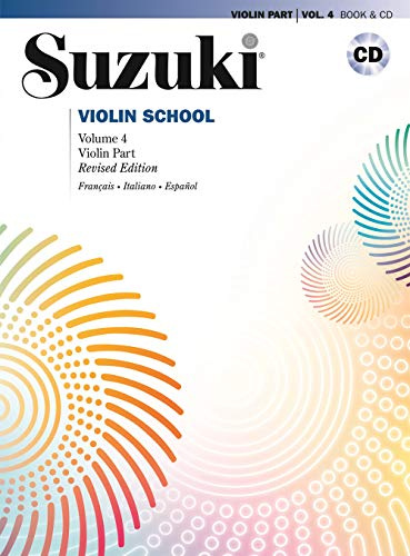 Suzuki violin school 4 ( italian/french/spanish ) - recueil + cd: Vol. 4
