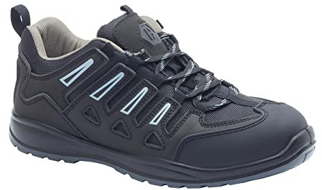 Blackrock Clayton Safety Trainers, Steel Toe Cap, Safety Work Shoes, Water Resistant, Mens Womens Ladies, Lightweight, Non-Slip, Slip Resistant, Warehouse - Size 10