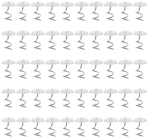 Riiichflowshop 50 Pezzi Vite per Tappezzeria Chiodo per Divano Perni Twist Mobili Puntine Decorative Assortimento per Coperte Fisse Divano in Lega