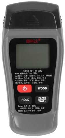 DIYEAH 2 Pièces testeur d'humidité détection plantes à l'intérieur capteur d'humidité humidimètre pour plantes en pot Moudin d'humidité pour bois Plastique Grey