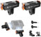 K&F Concept 2er Pack Magnetische Schnellverschluss Adapterhalterung für DJI Osmo Action 5 Pro, Magnethalterung mit 1/4 Schnellverschlussschnalle für DJI Osmo Action 4/3, DJI Osmo 360 Zubehör