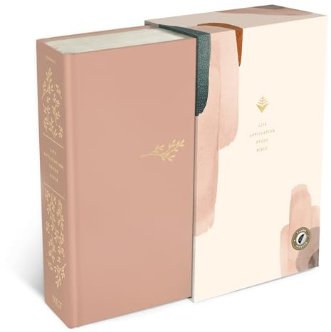 NLT Life Application Study Bible, Third Edition (Hardcover Cloth, Soft Pink, Indexed, Red Letter): New Living Translation, Soft Pink, Life Application Study, Indexed, Red Letter