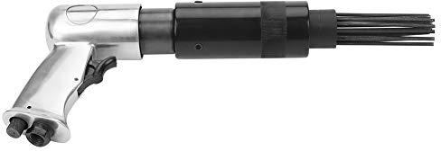 Irfora Escalador de Aguja Neumática de Aire con Empuñadura de Pistola de 19 Agujas, Herramienta de Desbarbado para Eliminación de óxido, Pintura y Escoria, Empuñadura de Pistola