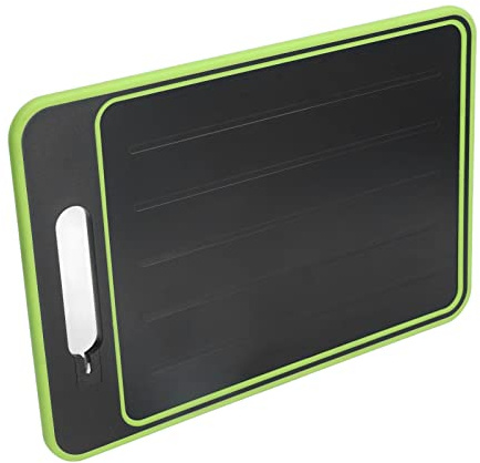 Aumotop Planche à Découper en Métal Double Face avec Aiguiseur de Couteaux pour Hacher et Décongeler de Manière Polyvalente, Idéale pour les Besoins Cuisine