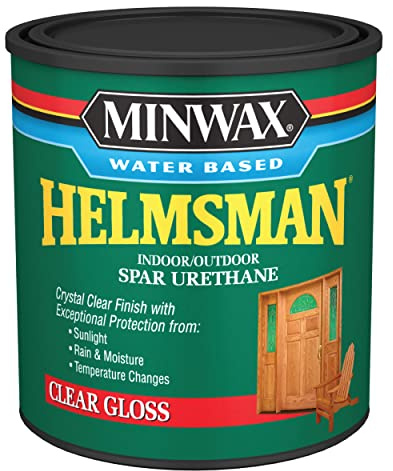 Minwax Helmsman Water Based Spar Urethane, Quart, Gloss