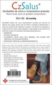 CzSalus Skin-Life Kompressionsstrümpfe, Unisex, aus Mikrofaser, Gr. 3, Schwarz