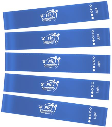 Fit Simplify Exercise Resistance Loop Bands, Set of 5