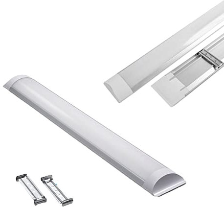 Plafoniera led 3T 120 cm barra luminosa lineare sottopensile slim luce bianca fredda