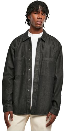 Urban Classics Herren Hemd Realblack Washed L