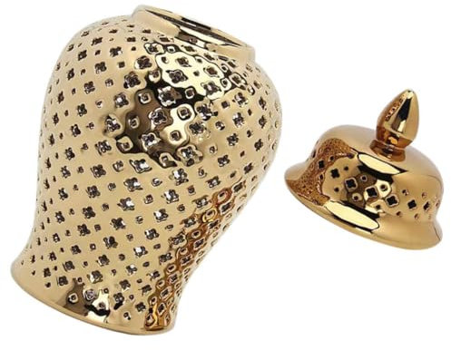 VILLCASE Vaso Decorativo Ceramica Con Design Vuoto Per Fiori Stile Vintage Per Matrimonio e Decorazioni Domestiche